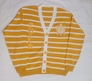 Philo Striped Knit Cardigan