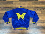 Rhoer Satin Jacket  Royal Blue