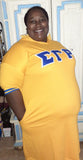 Gray  SGRHO Hoodie Tee Dress