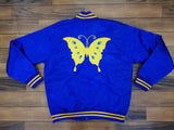 Rhoer Satin Jacket  Royal Blue