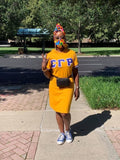 Blue SGRHO Hoodie Tee Dress