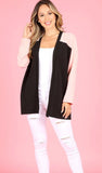 Raglan-sleeve open cardigan P1254