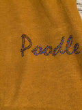 Gold Poodle Cashmere Hoodie Lounge Set