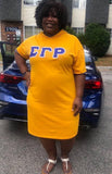 Blue SGRHO Hoodie Tee Dress