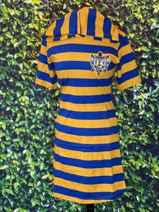 SGRHO Striped Hoodie Tee Dress Shield