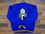 Poodle Satin Jacket  Royal Blue