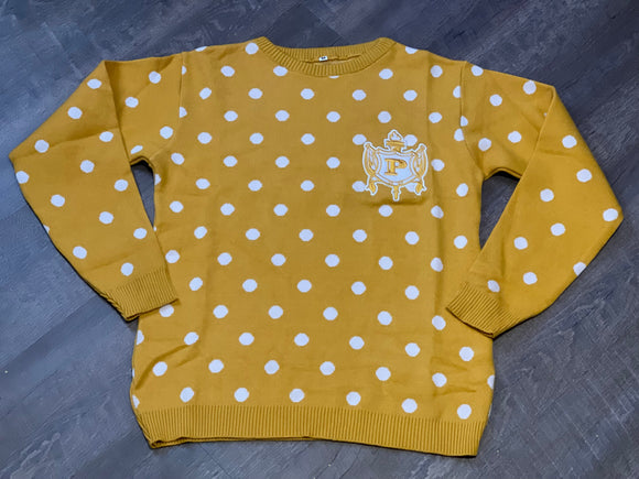 Philo Polka Dot Knit Sweater