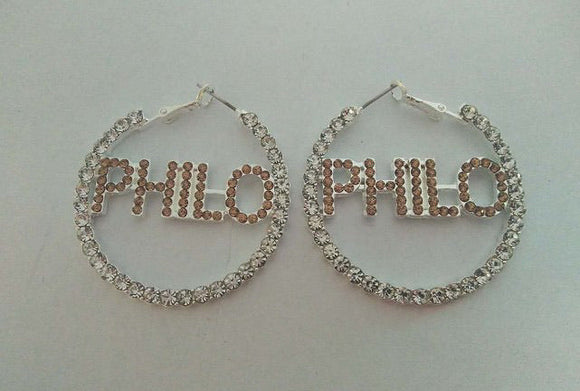 Philo Hoop  Rho Earrings