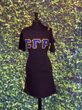 Off Shoulder Tee Dress Black SGRHO