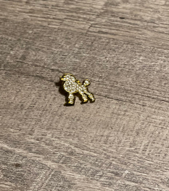 Poodle Pin