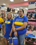 SGRHO Hoodie Tee Dress Royal